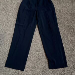 Eddie Bauer Ladies Navy Blue Dress Pants Slacks Sz 10 Y2K